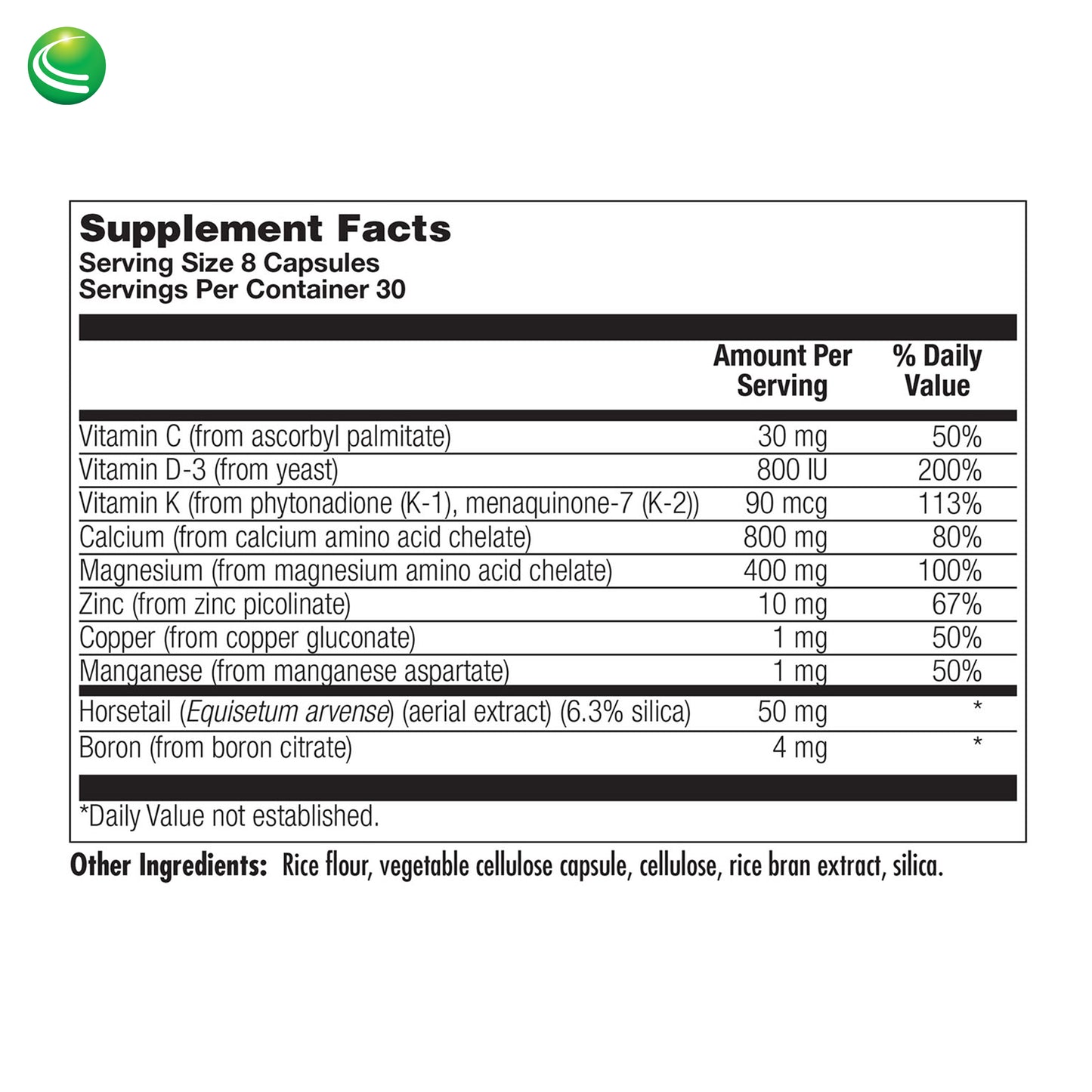 Nutra BioGenesis - Osteogenesis ES - Calcium, Magnesium, Vitamin D and Vitamin K for Bone Strength and Support - 240 Capsules