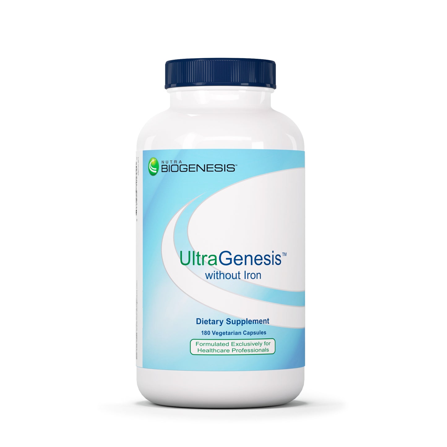 Nutra BioGenesis - Ultra Genesis Without Iron - Multivitamin/Mineral, Inositol, Choline and PABA for Energy, Nutrition and Metabolic Support - 180 Capsules