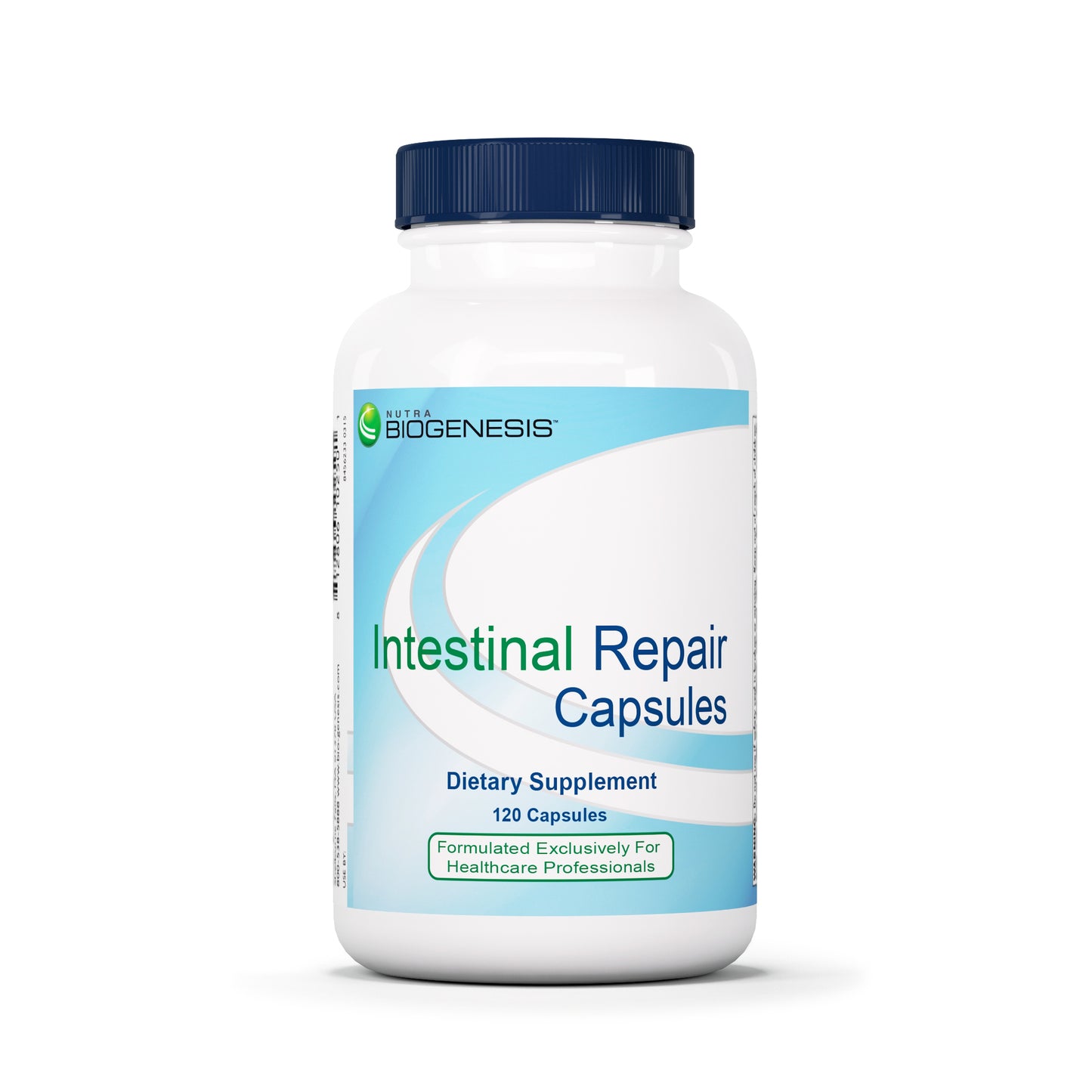 Nutra BioGenesis - Intestinal Repair Capsules - Vitamin E, L-Glutamine and Sodium Butyrate to Help Support Gut and Intestinal Health - Gluten Free - 120 Capsules