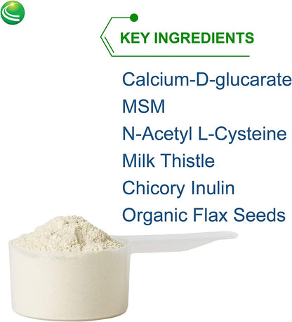 Nutra BioGenesis - BioCleanse - Milk Thistle, Calcium-D-Glucarate and Plant Protein Blend for Liver Cleansing and Detoxification - Gluten Free, Powder - 1 lb 10.2 oz