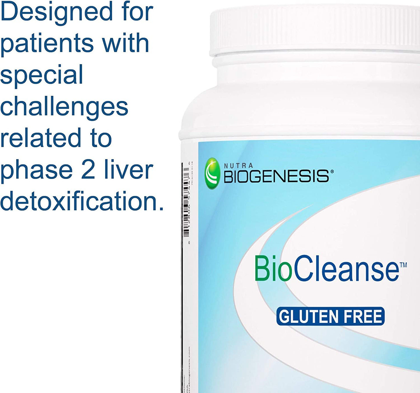 Nutra BioGenesis - BioCleanse - Milk Thistle, Calcium-D-Glucarate and Plant Protein Blend for Liver Cleansing and Detoxification - Gluten Free, Powder - 1 lb 10.2 oz