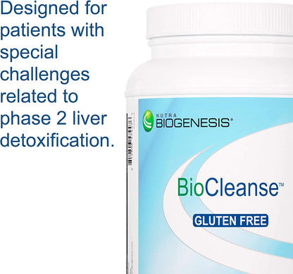 Nutra BioGenesis - BioCleanse - Milk Thistle, Calcium-D-Glucarate and Plant Protein Blend for Liver Cleansing and Detoxification - Gluten Free, Powder - 1 lb 10.2 oz
