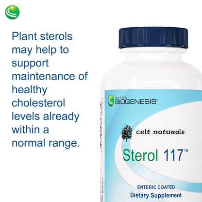 Nutra BioGenesis - Sterol 117 - Plant Sterols and Pine Bark Extract to Help Support Immunity, Urinary Tract Health and Cholesterol Already Within Normal Range - 60 Capsules
