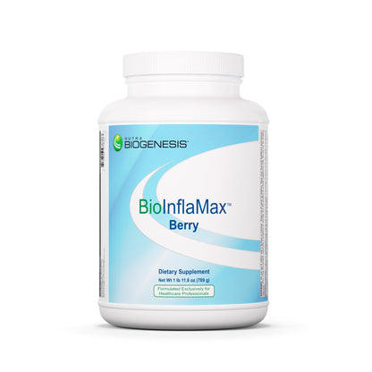 Nutra Biogenesis - BioInflaMax Berry Powder - Pea, Chlorella & Rice Protein Plus Multivitamin/Minerals, White Willow Bark & Proteolytic Enzymes - Gluten Free - 1.7 Pounds