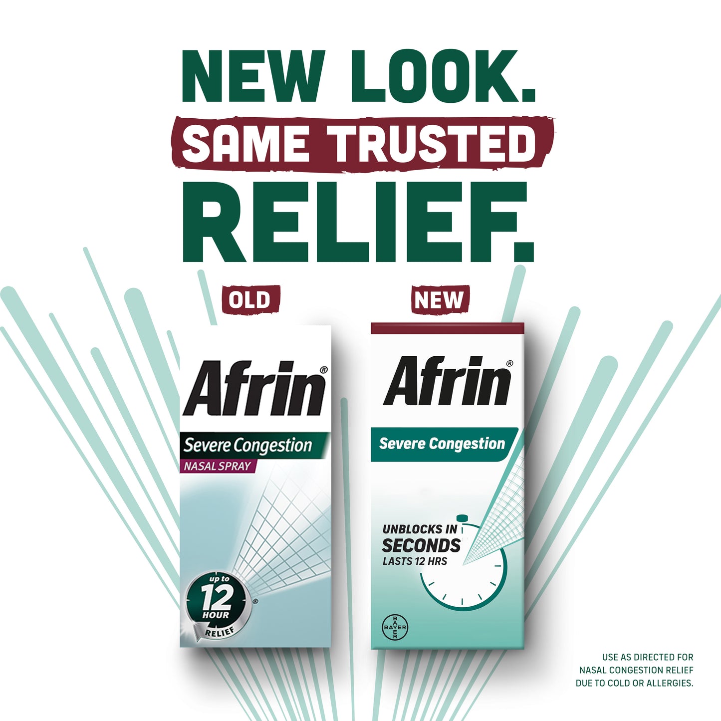 Afrin Severe Congestion Nasal Spray 15 mL (Pack of 6)