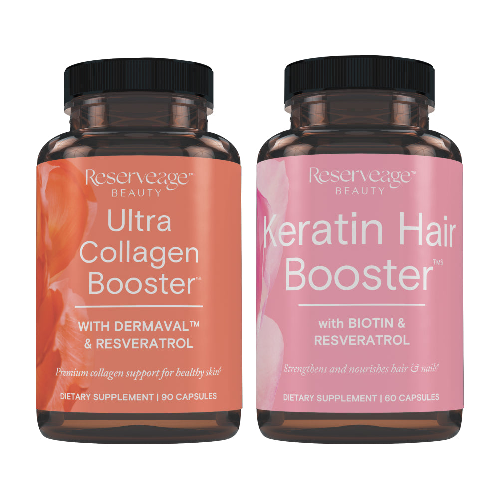 Reserveage- Ult collagen booster caps 90 and Keratin booster caps 60ct