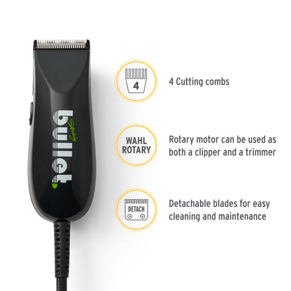 Wahl Professional - Sterling 4 Clipper and Bullet Trimmer Combo - Professional-Quality Electric Hair Tools - Silver