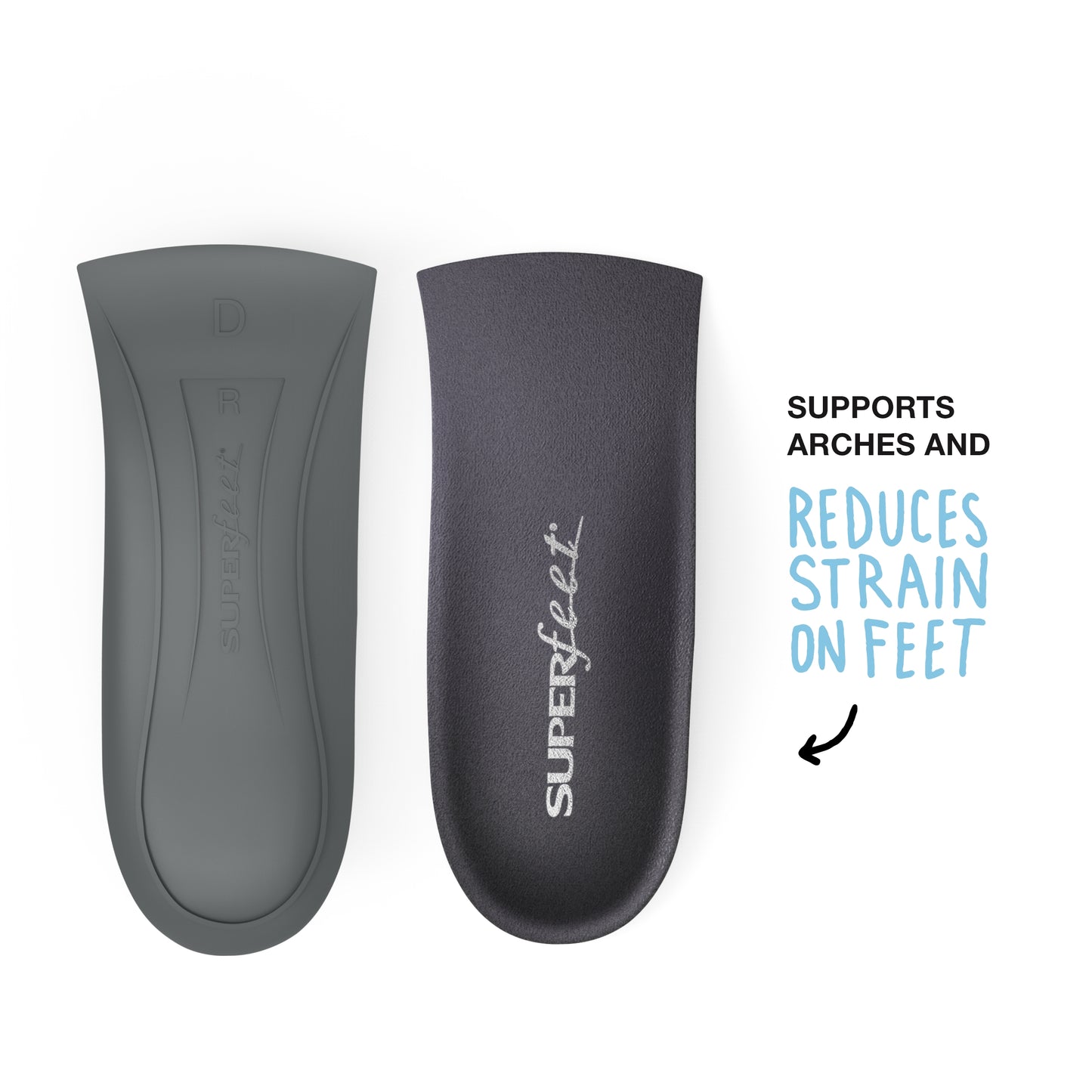Superfeet EASYFIT Comfort High Heel Insoles for Women, Black, 4.5-6 US