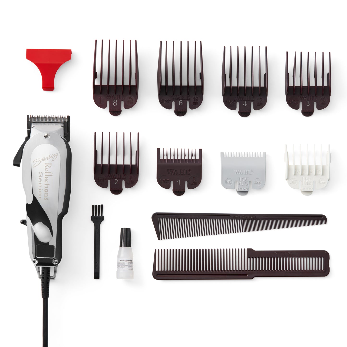 Wahl Professional - Reflections Senior Clipper - Adjustable, Professional-Quality Electric Hair Clipper with Metal Housing and Chrome Lid
