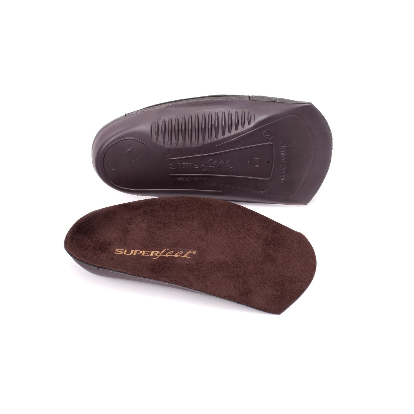Superfeet EASYFIT Comfort Orthotic Inserts, For Dress Shoes, Java, 5.5-7 Men