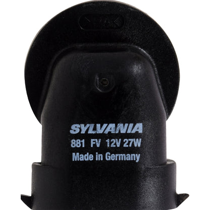 SYLVANIA - 881 Fog Vision - High Performance Yellow Halogen Fog Lights, Sleek Style & Improved Safety, Street Legal, For Fog Use Only (Contains 2 Bulbs)