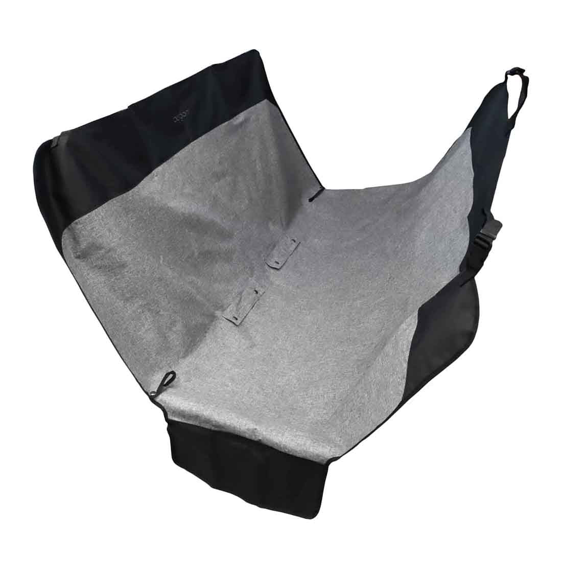 Coastal - Bergan - Auto Hammock Seat Protector, Grey/Black, 55" x 62"