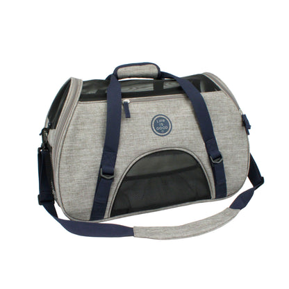 Coastal - Life is Good - Comfort Carrier, Heather Grey, 19" L x 10" W x 13" H