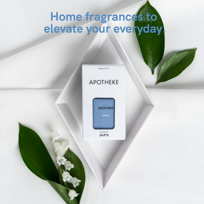Pura and Apotheke - Fragrance for Smart Home Air Diffusers - Room Freshener - Aromatherapy Scents for Bedrooms & Living Rooms - Odor Eliminator - 2 Pack - Canvas