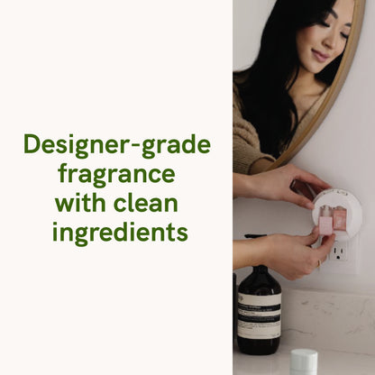 Pura and Brooklyn Candle Studio - Home Fragrance Scent for Air Diffusers - Aromatherapy Scents for Bedrooms & Living Rooms Scents for Smart Home Diffusers - 2 Pack - Fern & Moss