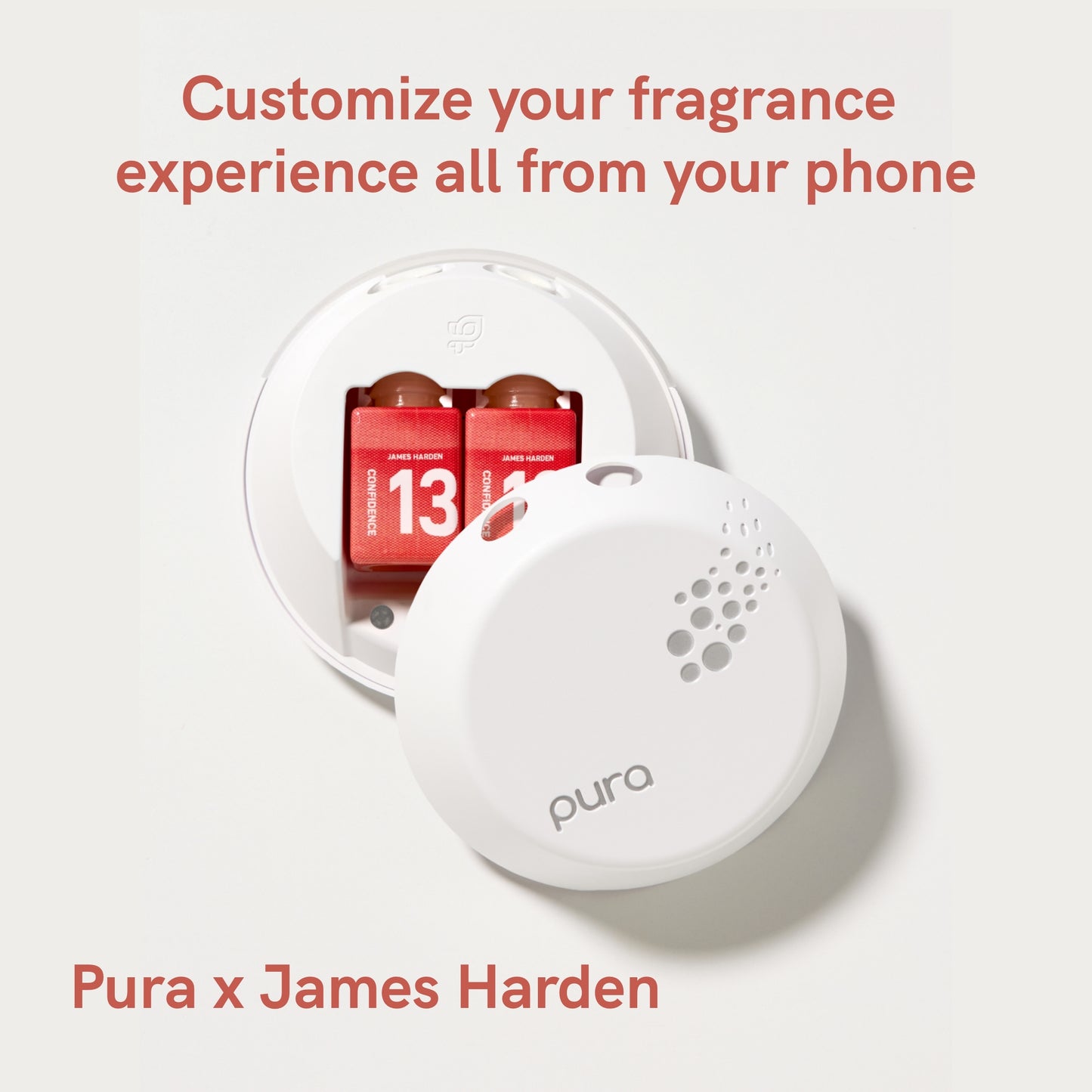 Pura and James Harden - Fragrance for Smart Home Air Diffusers - Room Freshener - Aromatherapy Scents for Bedrooms & Living Rooms - Odor Eliminator - 2 Pack - 13-Confidence