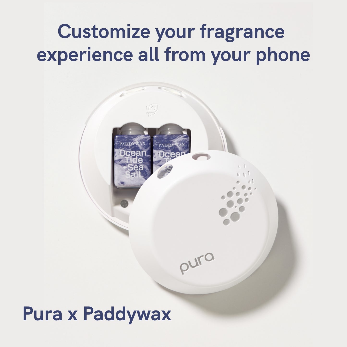 Pura and Paddywax - Fragrance for Smart Home Air Diffusers - Room Freshener - Aromatherapy Scents for Bedrooms & Living Rooms - Odor Eliminator - 2 Pack - Ocean Tide & Sea Salt