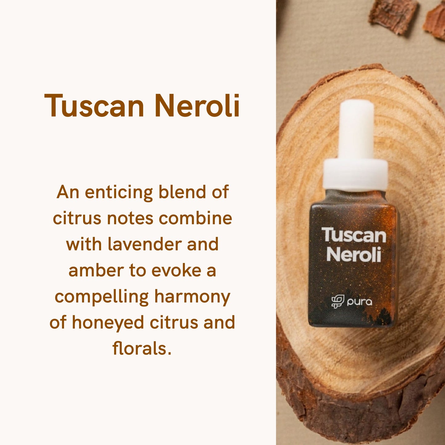 Pura - Fragrance for Smart Home Air Diffusers - Room Freshener - Aromatherapy Scents for Bedrooms & Living Rooms - Odor Eliminator - 2 Pack - Tuscan Neroli