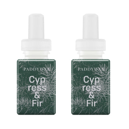 Pura and Paddywax - Fragrance for Smart Home Air Diffusers - Room Freshener - Aromatherapy Scents for Bedrooms & Living Rooms - Odor Eliminator - 2 Pack - Cypress & Fir
