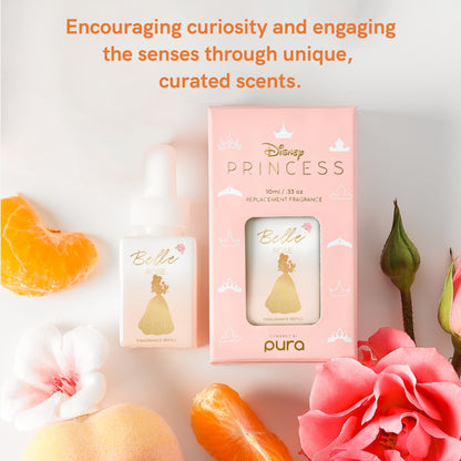 Pura and Disney - Home Fragrance Scent for Air Diffusers - Room Freshener - Aromatherapy Scents for Bedrooms & Living Rooms - Scents for Smart Home Diffusers - 2 Pack - Belle Rose