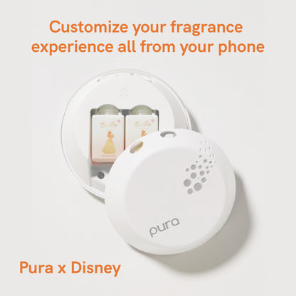 Pura and Disney - Home Fragrance Scent for Air Diffusers - Room Freshener - Aromatherapy Scents for Bedrooms & Living Rooms - Scents for Smart Home Diffusers - 2 Pack - Belle Rose
