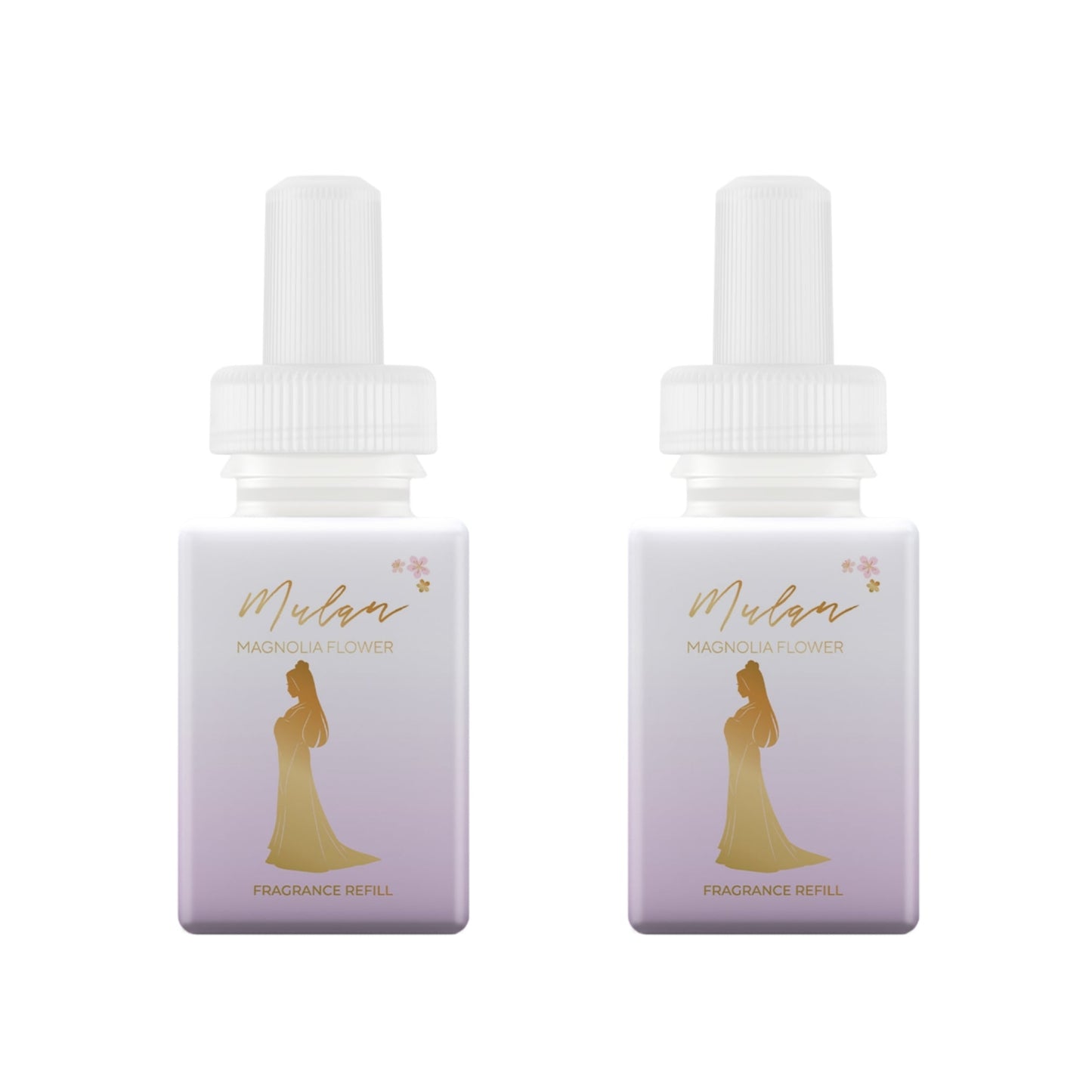 Pura and Disney - Home Fragrance Scent for Air Diffusers - Room Freshener - Aromatherapy Scents for Bedrooms & Living Rooms - Scents for Smart Home Diffusers - 2 Pack - Mulan Magnolia Flower