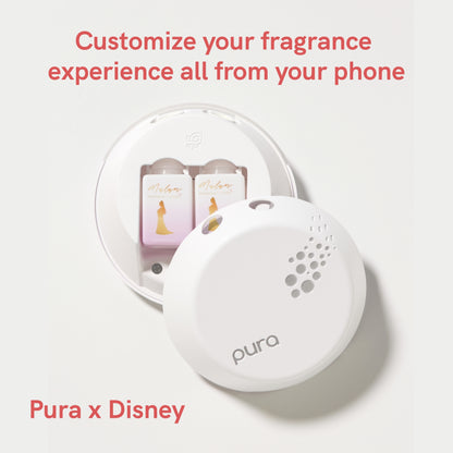 Pura and Disney - Home Fragrance Scent for Air Diffusers - Room Freshener - Aromatherapy Scents for Bedrooms & Living Rooms - Scents for Smart Home Diffusers - 2 Pack - Mulan Magnolia Flower