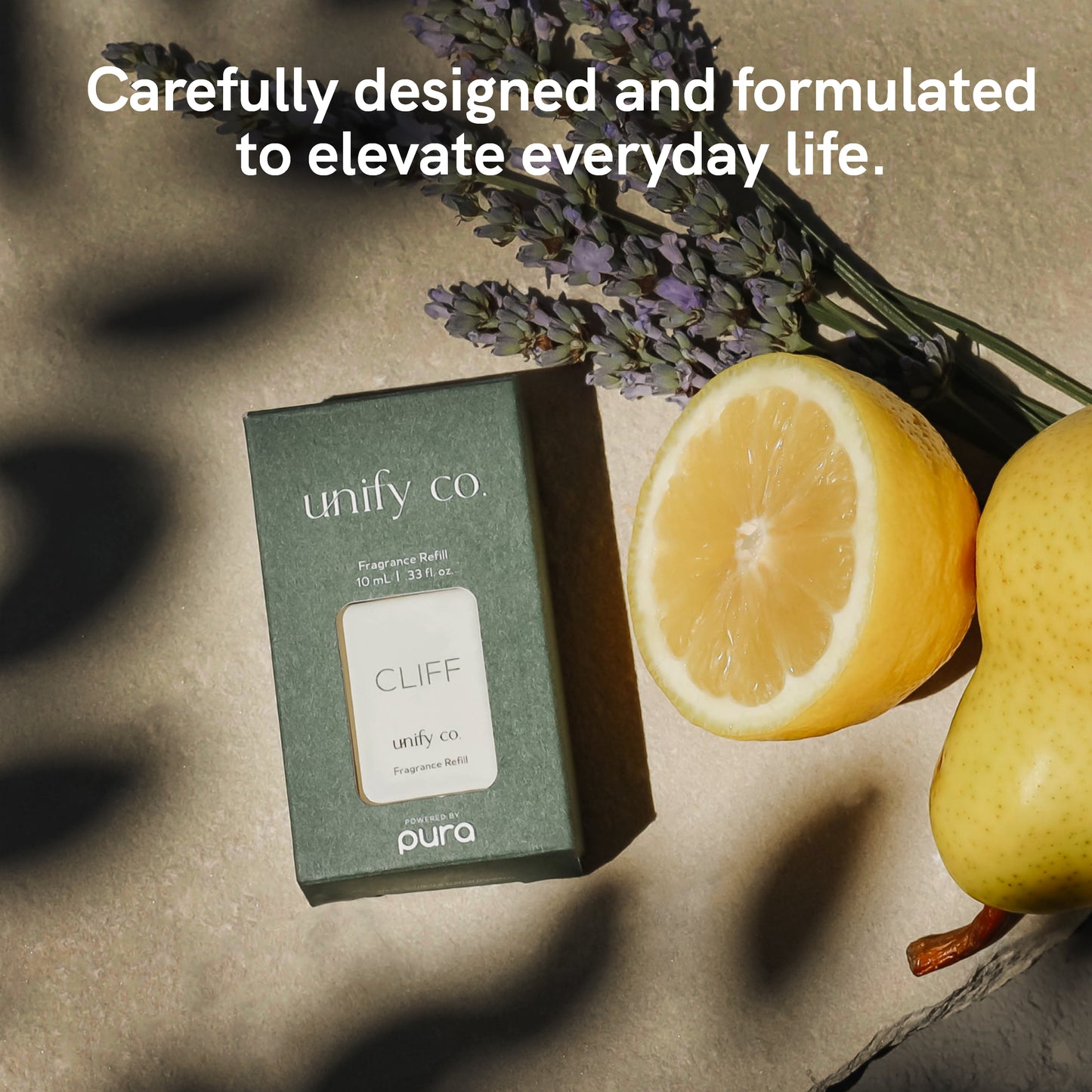 Pura and Unify - Fragrance for Smart Home Air Diffusers - Room Freshener - Aromatherapy Scents for Bedrooms & Living Rooms - Odor Eliminator - 2 Pack - Cliff