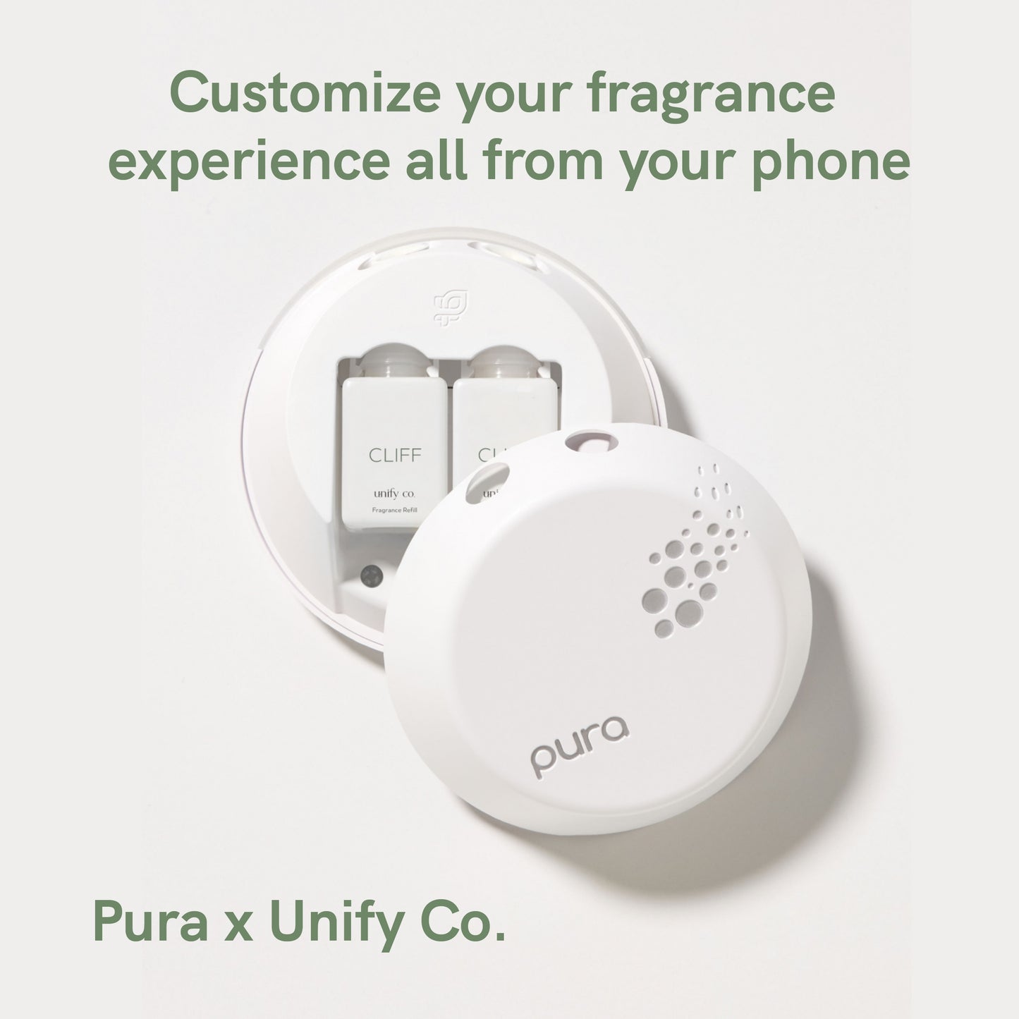 Pura and Unify - Fragrance for Smart Home Air Diffusers - Room Freshener - Aromatherapy Scents for Bedrooms & Living Rooms - Odor Eliminator - 2 Pack - Cliff
