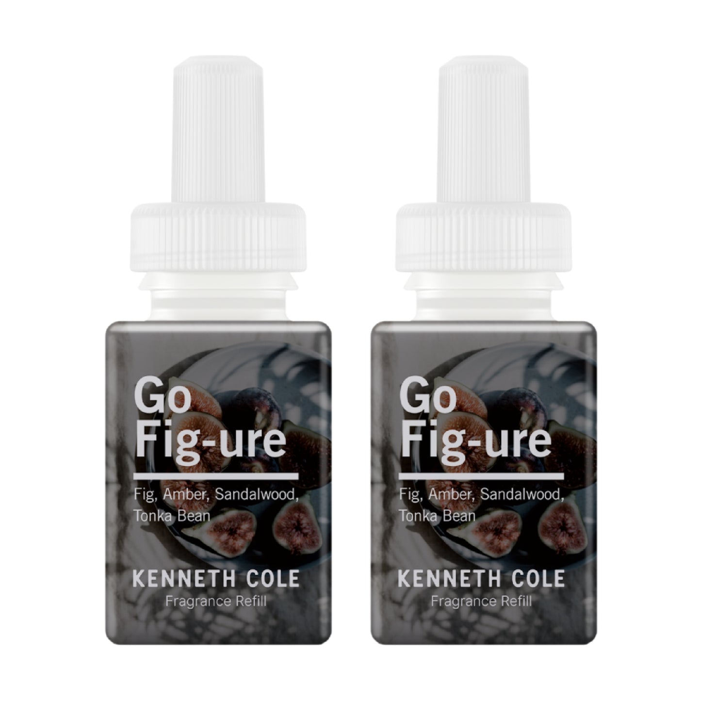 Pura and Kenneth Cole - Home Fragrance Scent for Air Diffusers - Room Freshener - Aromatherapy Scents for Bedrooms & Living Rooms - Scents for Smart Home Diffusers - 2 Pack - Go Fig-Ure