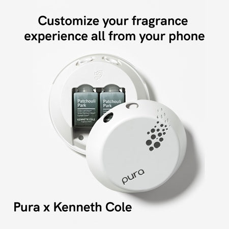 Pura and Kenneth Cole - Home Fragrance Scent for Air Diffusers - Room Freshener - Aromatherapy Scents for Bedrooms & Living Rooms - Scents for Smart Home Diffusers - 2 Pack - Go Fig-Ure