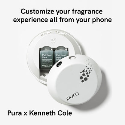 Pura and Kenneth Cole - Home Fragrance Scent for Air Diffusers - Room Freshener - Aromatherapy Scents for Bedrooms & Living Rooms - Scents for Smart Home Diffusers - 2 Pack - Go Fig-Ure