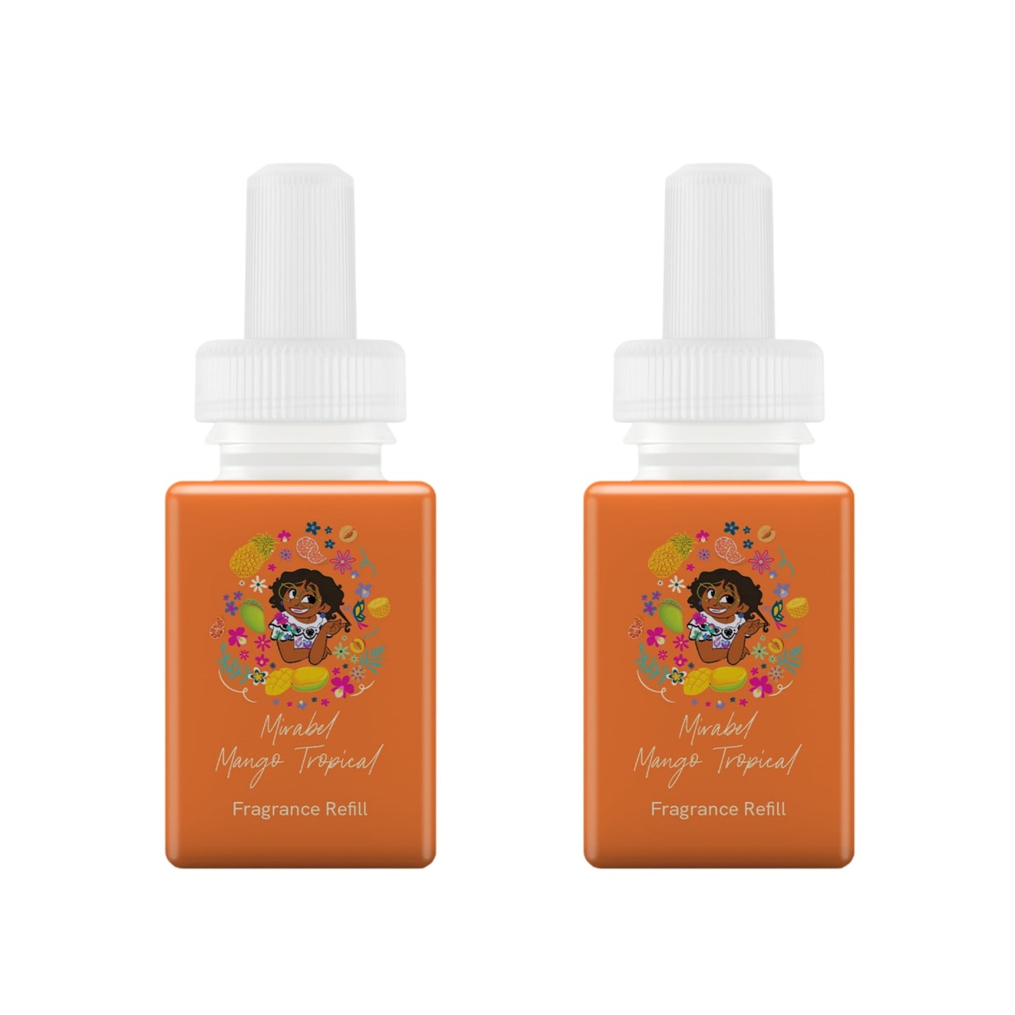 Pura and Disney - Home Fragrance Scent for Air Diffusers - Room Freshener - Aromatherapy Scents for Bedrooms & Living Rooms - Scents for Smart Home Diffusers - 2 Pack - Mirabel Mango Tropical