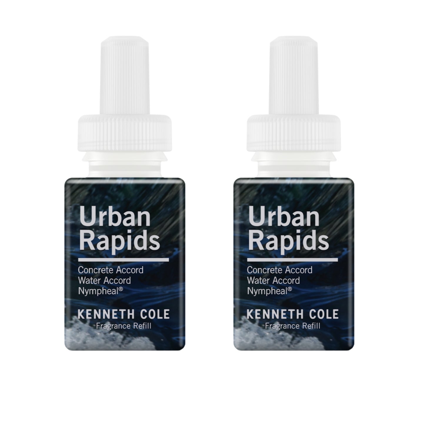 Pura and Kenneth Cole - Home Fragrance Scent for Air Diffusers - Room Freshener - Aromatherapy Scents for Bedrooms & Living Rooms - Scents for Smart Home Diffusers - 2 Pack - Urban Rapids