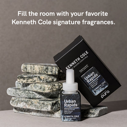 Pura and Kenneth Cole - Home Fragrance Scent for Air Diffusers - Room Freshener - Aromatherapy Scents for Bedrooms & Living Rooms - Scents for Smart Home Diffusers - 2 Pack - Urban Rapids