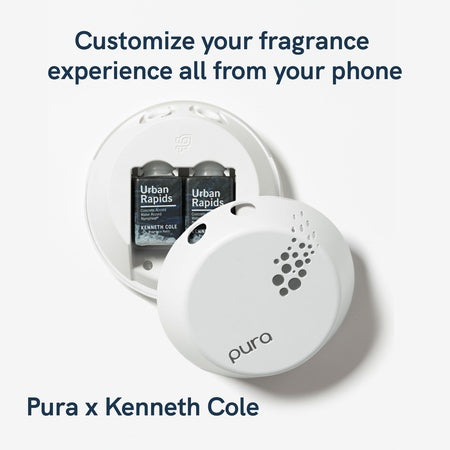 Pura and Kenneth Cole - Home Fragrance Scent for Air Diffusers - Room Freshener - Aromatherapy Scents for Bedrooms & Living Rooms - Scents for Smart Home Diffusers - 2 Pack - Urban Rapids