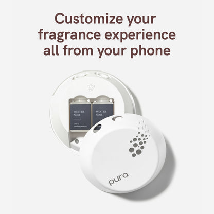 Pura - Fragrance for Smart Home Air Diffusers - Room Freshener - Aromatherapy Scents for Bedrooms & Living Rooms - Odor Eliminator - 2 Pack - Winter Noir