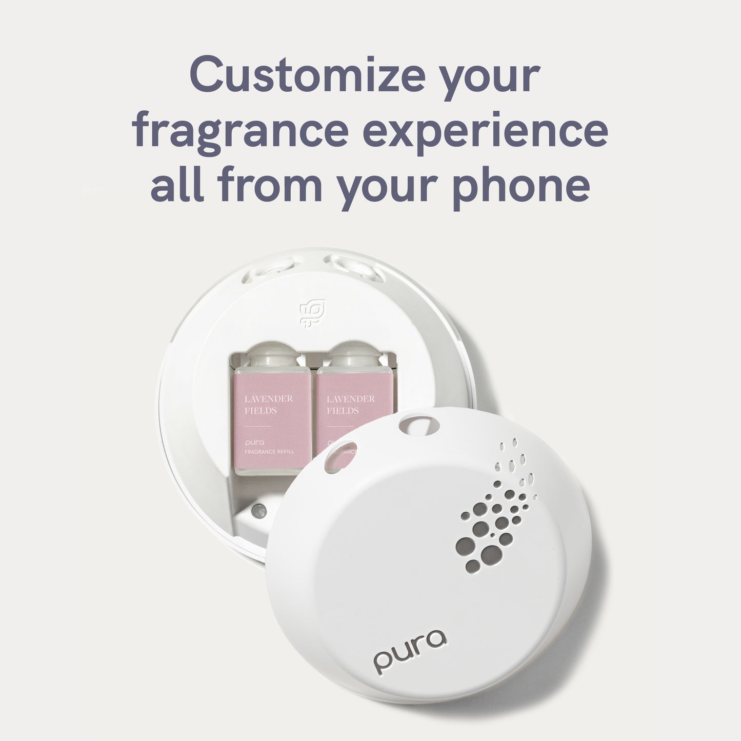 Pura - Fragrance for Smart Home Air Diffusers - Room Freshener - Aromatherapy Scents for Bedrooms & Living Rooms - Odor Eliminator - 2 Pack - Simply Lavender