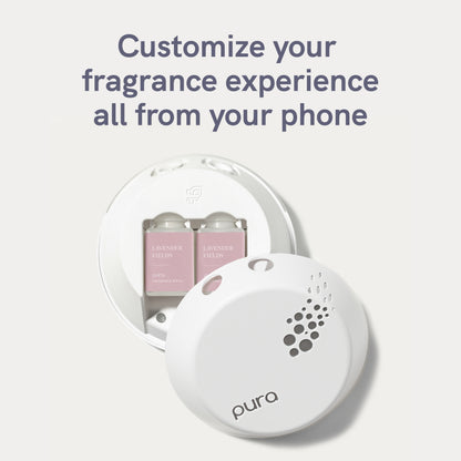 Pura - Fragrance for Smart Home Air Diffusers - Room Freshener - Aromatherapy Scents for Bedrooms & Living Rooms - Odor Eliminator - 2 Pack - Simply Lavender