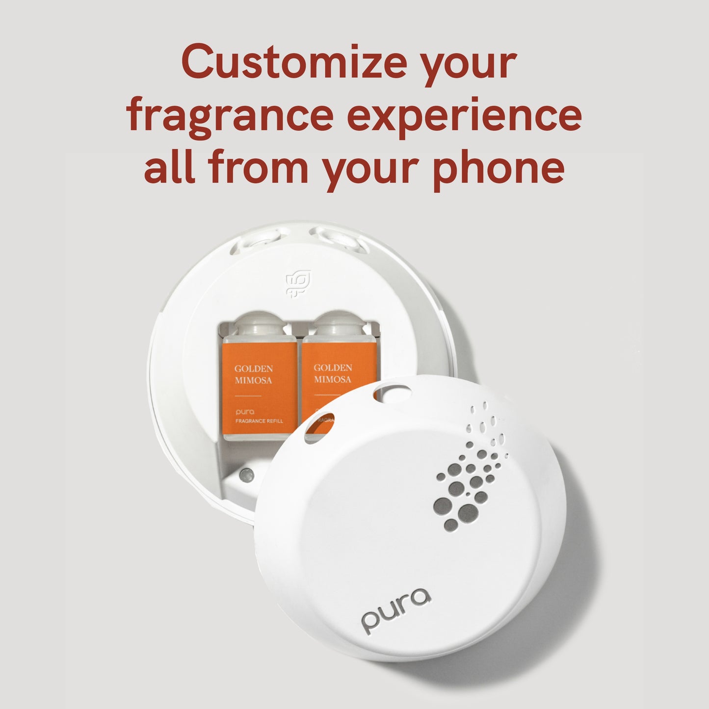 Pura - Fragrance for Smart Home Air Diffusers - Room Freshener - Aromatherapy Scents for Bedrooms & Living Rooms - Odor Eliminator - 2 Pack - Golden Mimosa
