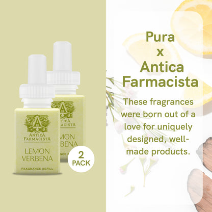 Pura - Home Fragrance Scent - Pura and Antica Farmacista - Lemon Verbena