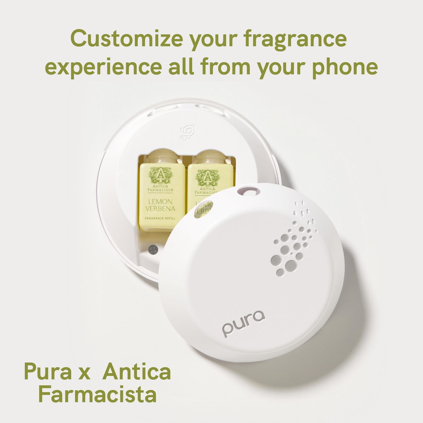 Pura - Home Fragrance Scent - Pura and Antica Farmacista - Lemon Verbena