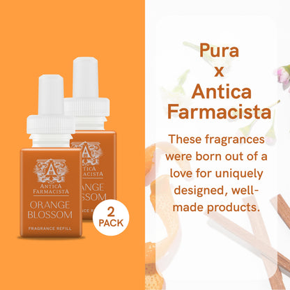 Pura - Home Fragrance Scent - Pura and Antica Farmacista - Orange Blossom