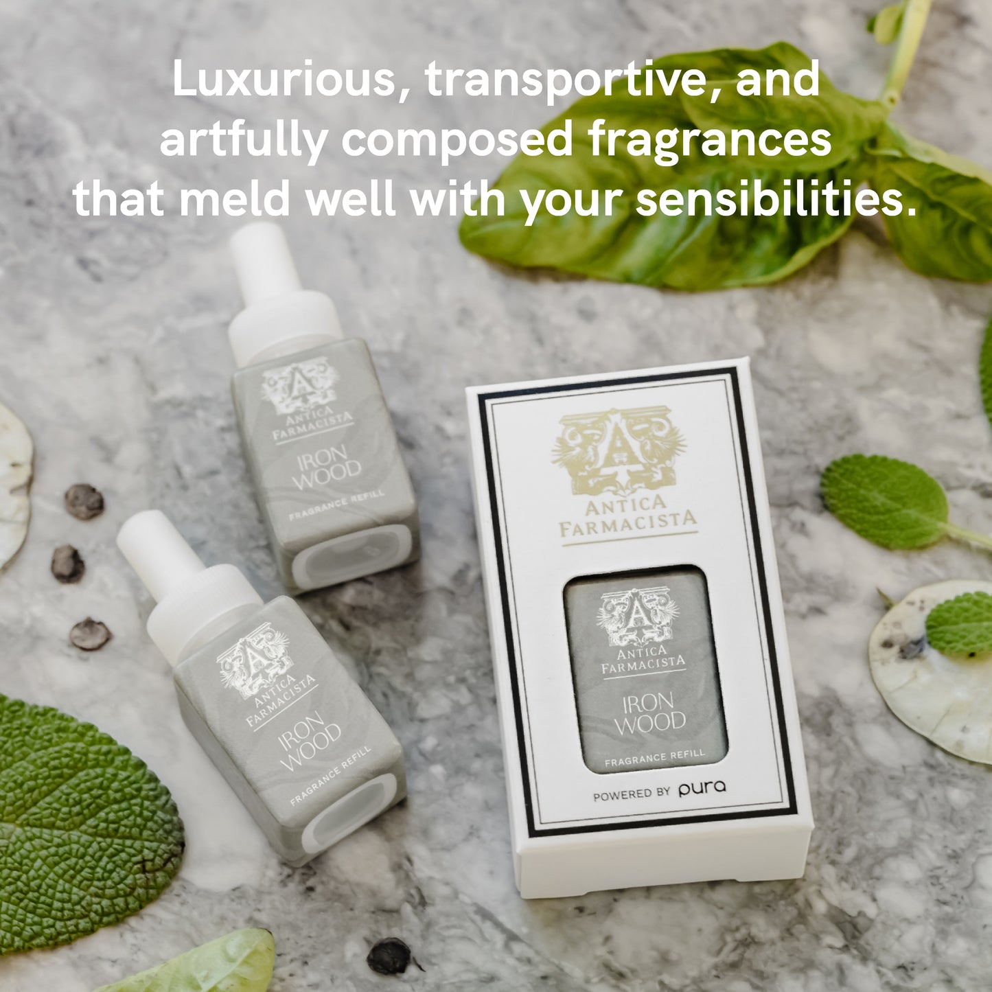 Pura - Home Fragrance Scent - Pura and Antica Farmacista - Ironwood