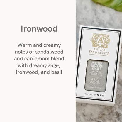 Pura - Home Fragrance Scent - Pura and Antica Farmacista - Ironwood