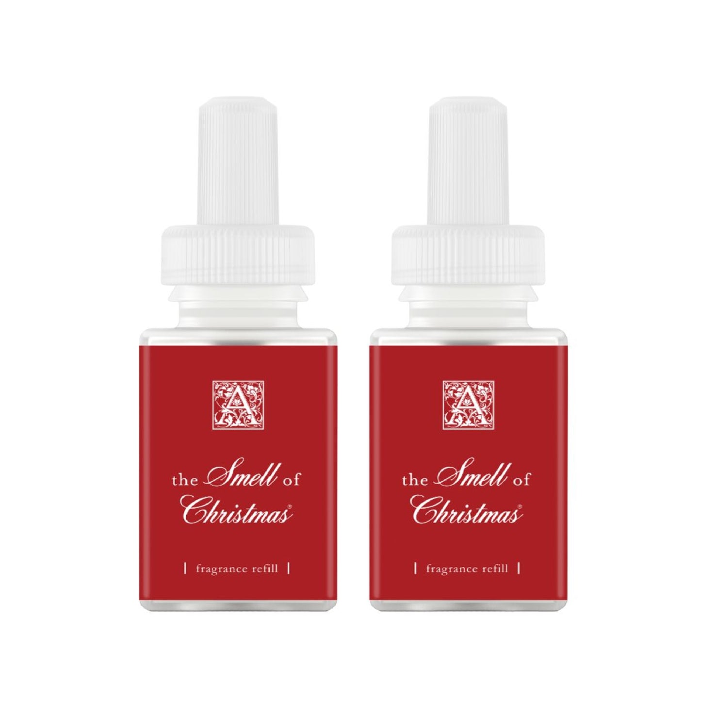 Pura and Aromatique - Fragrance for Smart Home Air Diffusers - Room Freshener - Aromatherapy Scents for Bedrooms & Living Rooms - Odor Eliminator - 2 Pack - The Smell of Christmas