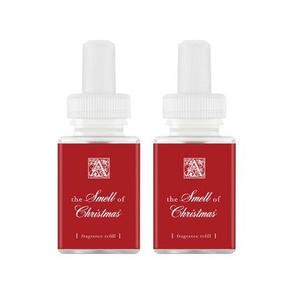 Pura and Aromatique - Fragrance for Smart Home Air Diffusers - Room Freshener - Aromatherapy Scents for Bedrooms & Living Rooms - Odor Eliminator - 2 Pack - The Smell of Christmas