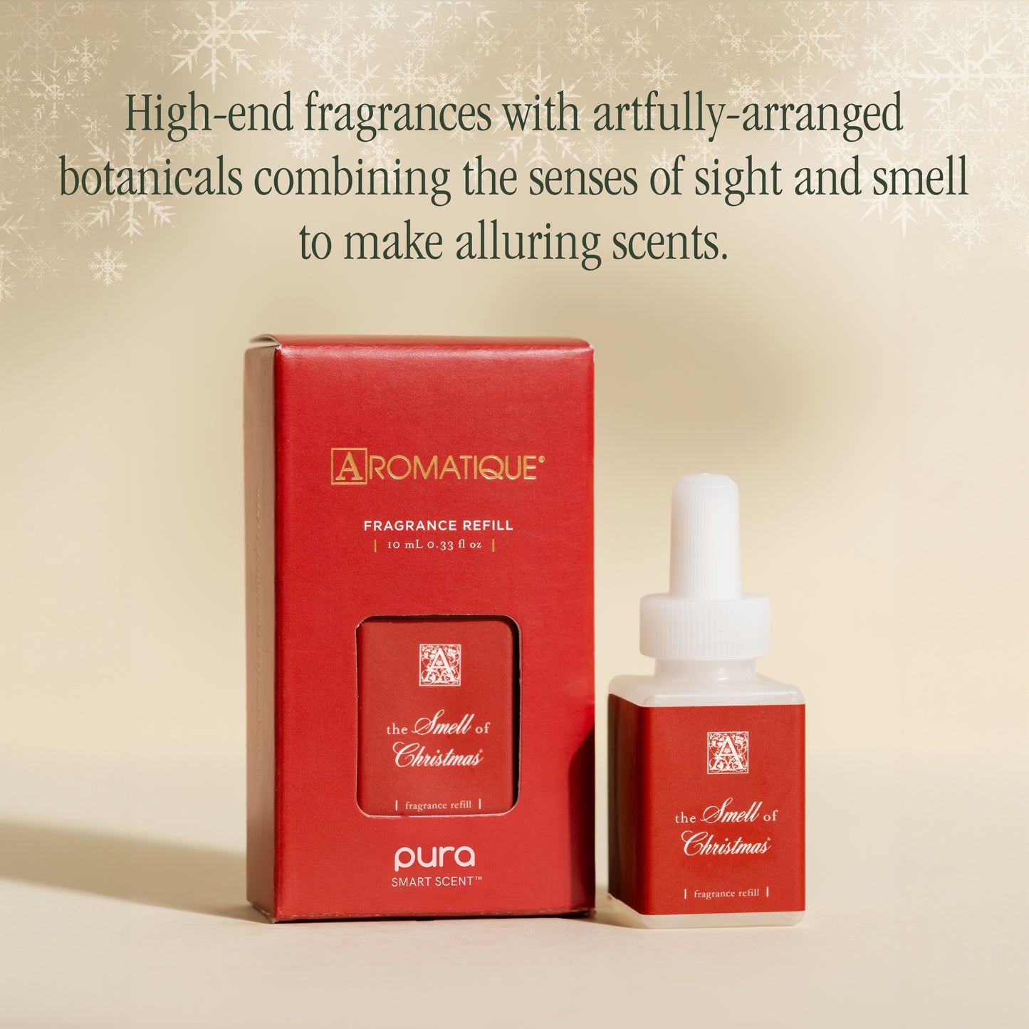 Pura and Aromatique - Fragrance for Smart Home Air Diffusers - Room Freshener - Aromatherapy Scents for Bedrooms & Living Rooms - Odor Eliminator - 2 Pack - The Smell of Christmas