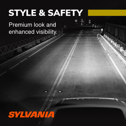 SYLVANIA - 9003 (HB2, H4) SilverStar zXe GOLD High Performance Halogen Headlight Bulb - Headlight & Fog Light, Bright White Output, Best HID Alternative, Xenon Charged Technology (Contains 2 Bulbs)