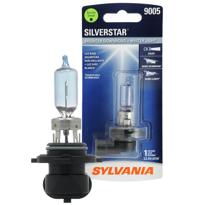 SYLVANIA 9005ST.BP 9005 SilverStar High Performance Halogen Headlight Bulb, (Contains 1 Bulb)